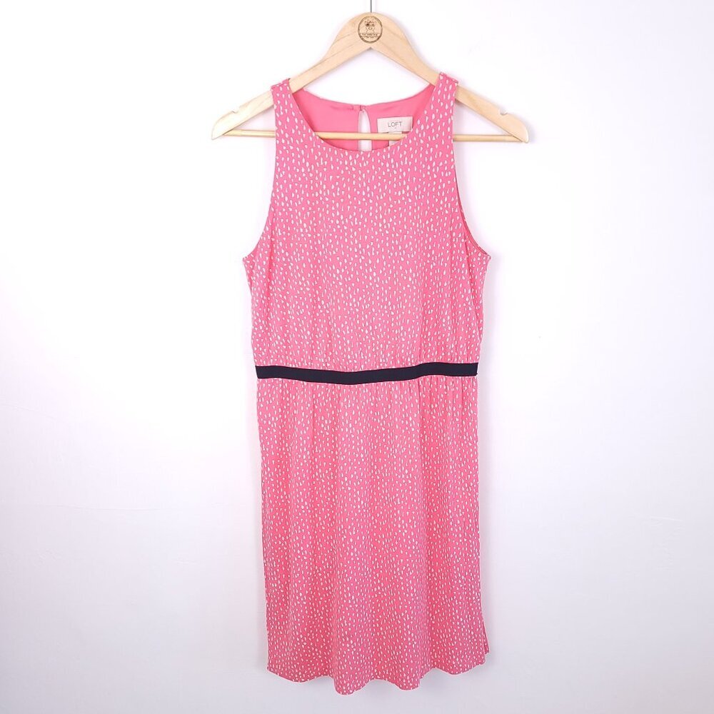 Loft Sleeveless Coral Dress size S